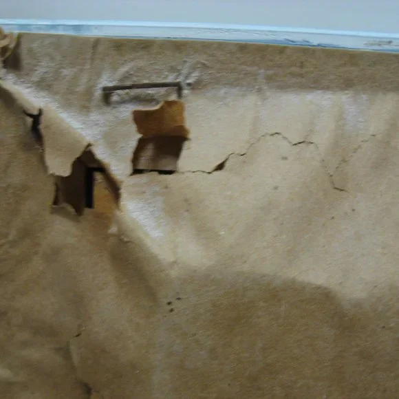 Custom Blue Framed Needlepoint Patio Floral Scene Framed Art Picture 13 x 18 - Picture 4 of 10